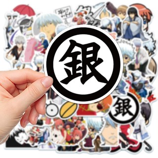 พร้อมส่ง！JAPAN ANIME กินทามะ (銀魂)sticker สติกเกอร์กันน้ำรูปแ…