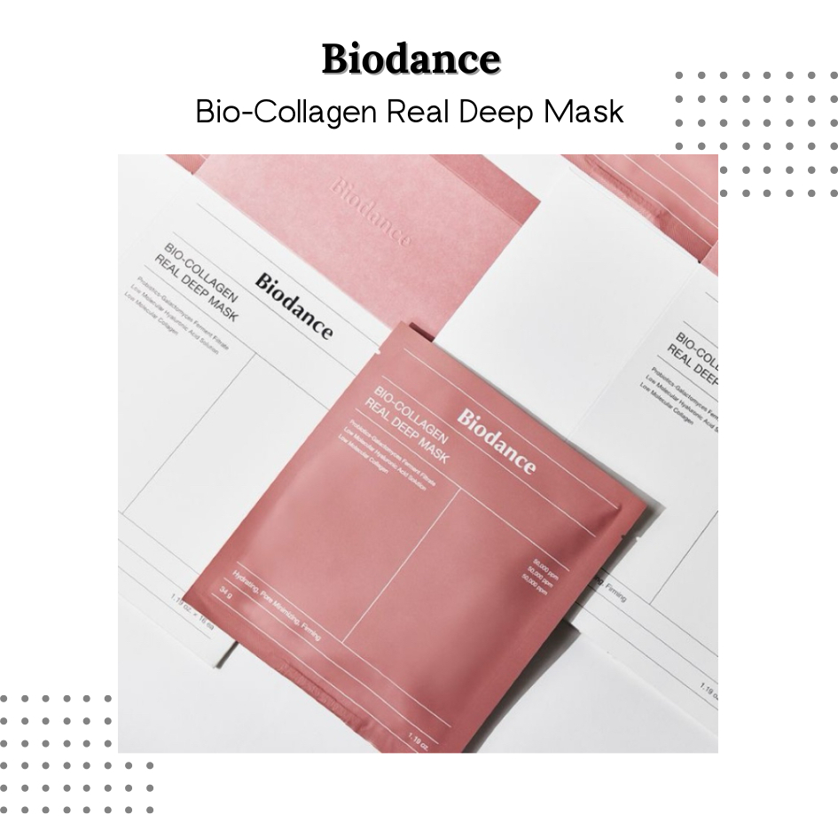 (แท้จากเกาหลี+พร้อมส่ง) Biodance Bio-Collagen Real Deep Mask มาส์กหน้าสุดปัง ผสมคอลลาเจน+ไฮยาลูโรนิค