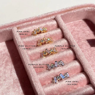 Krystal Earcuff ต่างหูแบบหนีบประดับคริสตัล