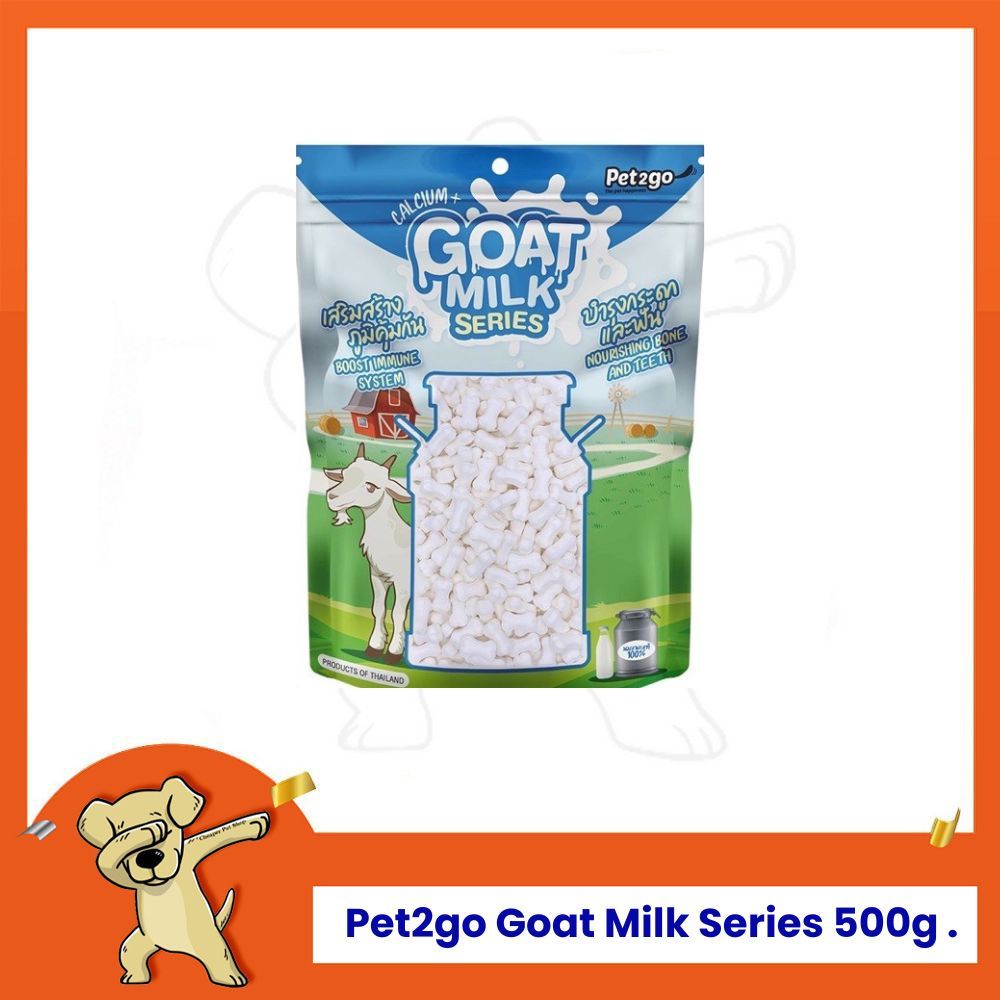 [Cheaper] Pet2go Goat Milk Series 500g เพ็ททูโก นมแพะอัดเม็ด ขนาด 500 กรัม