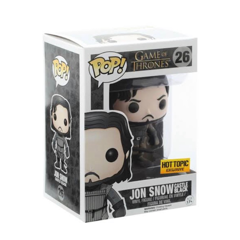 Funko Pop Jon Snow Castle Black Game Of Thrones Exclusive 26