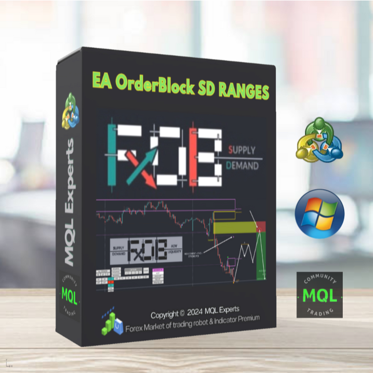 โปรแกรมระบบ EA ORDERBLOCK SD RANGES V6.035+ SUPPLY & DEMAND SCANNER