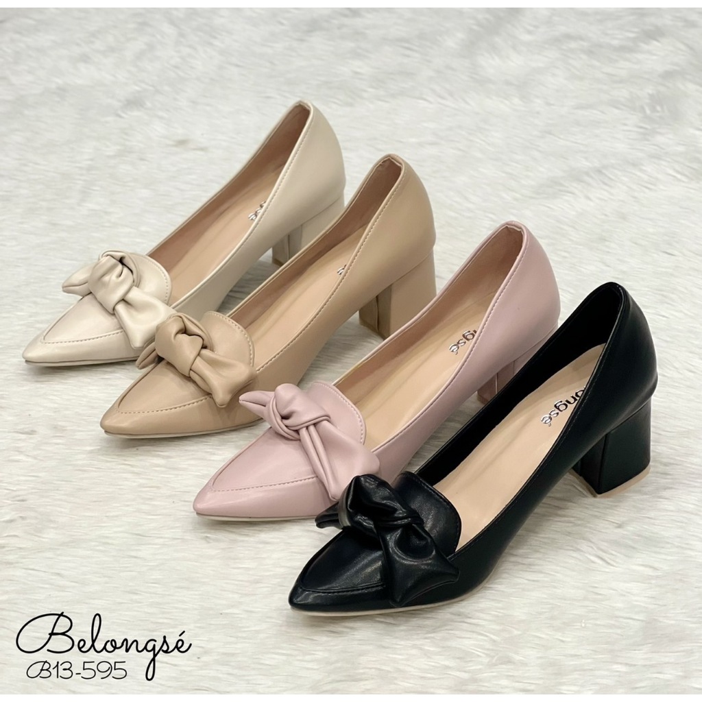 โปรล้างสต็อก เหลือ 239฿!!จากราคาเต็ม 359฿ หมดแล้วหมดเลย Belongse' รองเท้าคัทชู รุ่น B13-595