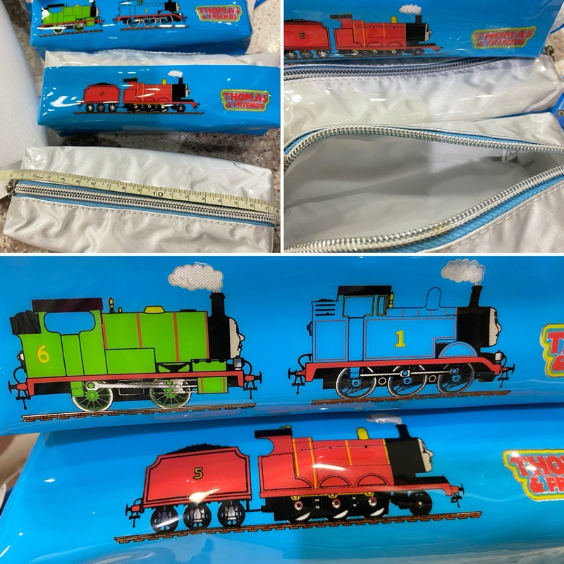 ‼️ตำหนิ‼️ กระเป๋าดินสอแบบซิป รถไฟ Thomas