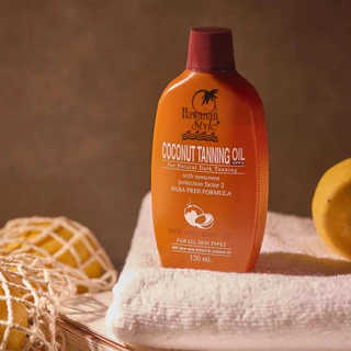 Hawaiian Style Coconut Tanning Oil SPF2 & Aftersun Lotion น้ำมันมะพร้าวอาบแดดผิวแทน และ โลชั่นบำรุงผิว เพิ่มความชุ่มชื้น