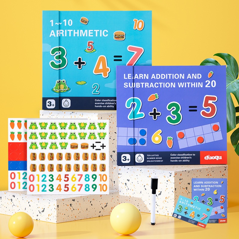 หนังสือสอนเรื่องเวลา & หนังสือกระดานแม่เหล็กเรื่องการแยกจำนวน ราคา ถูกที่สุด ดีลบีเคเค