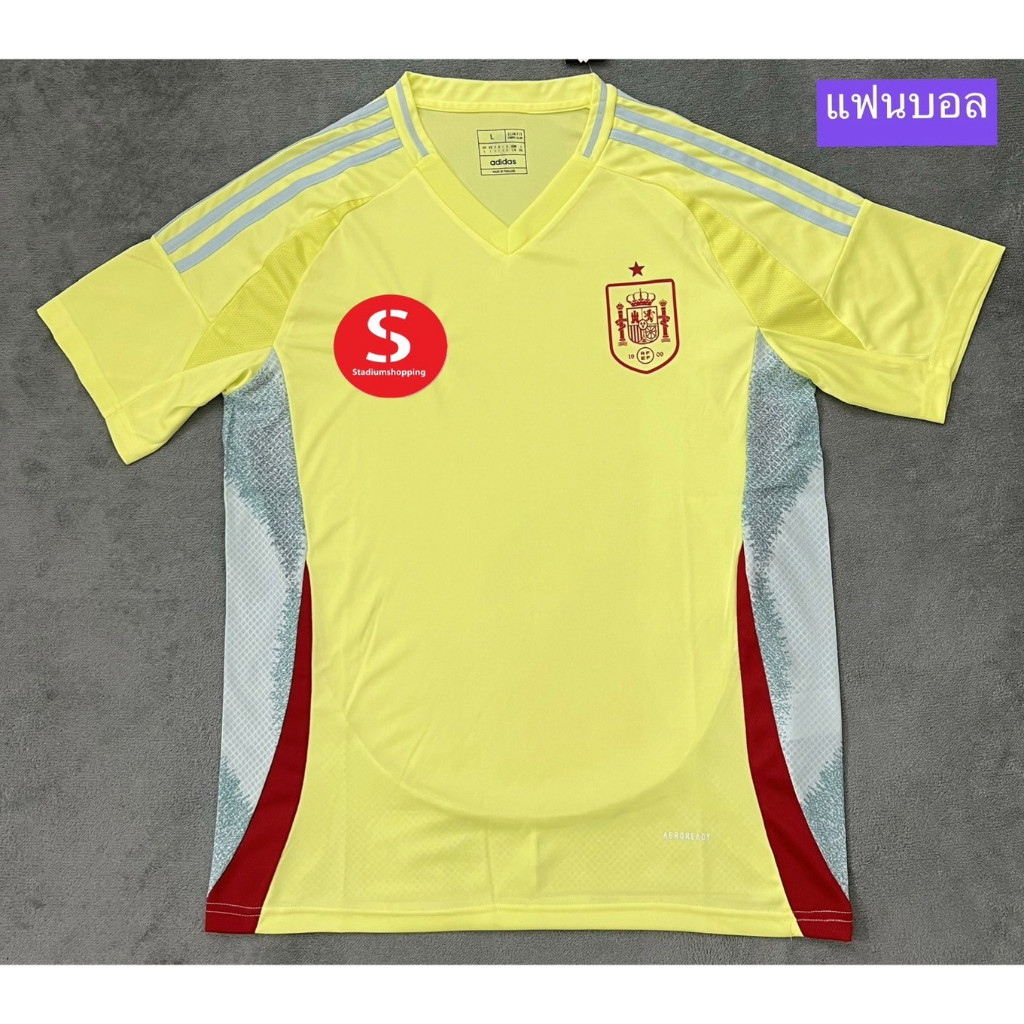 เสื้อเกรดแฟนบอล  ทีมชาติส.เปน  เยือน ยูโร2024 ไซส์ S,M,L,XL,2XL