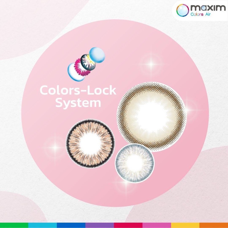 Maxim contact lens ตาสวย ( กล่องฟ้า ) รายเดือน 1 คู่ 2 ชิ้น - รูปที่ 3