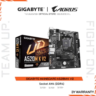 GIGABYTE MAINBOARD A520M K V2 เมนบอร์ด A520M K V2-REV1.1