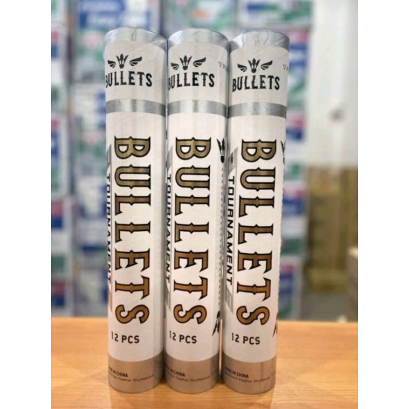 BULLETS ลูกแบดมินตัน รุ่น TOURNAMENT (1 หลอด 12 ลูก) แท้ 100%