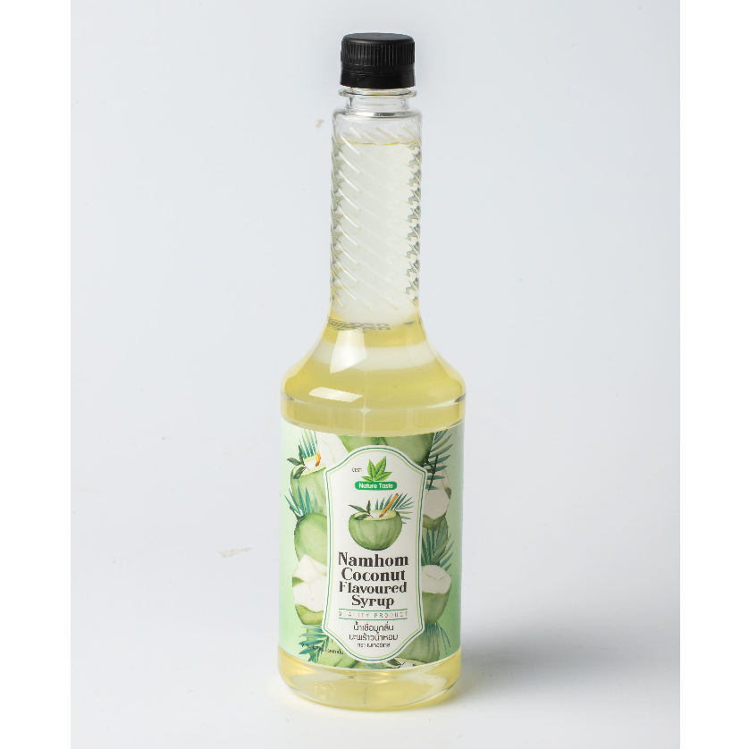 ไซรัปมะพร้าวน้ำหอม Nature Taste 750 มล. หอมหวานจากมะพร้าวแท้ ดื่มง่าย