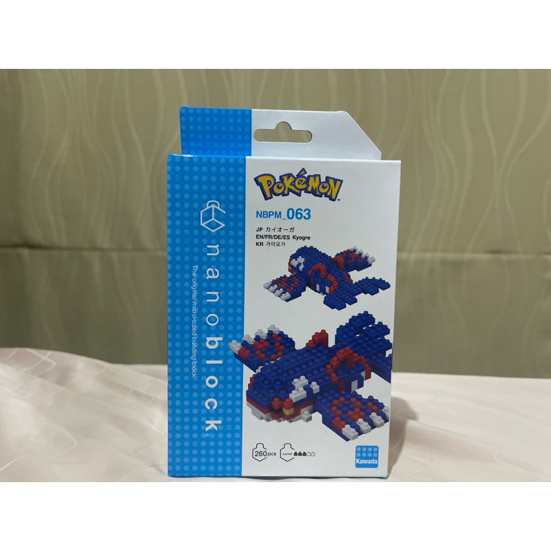 Pokemon kyorgre Nanoblock ของเเท้ 260ชิ้น Importจากญี่ปุ่น