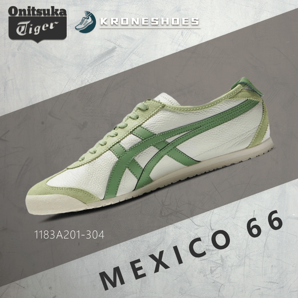 ของแท้ 100% Onitsuka tiger MEXICO 66 1183A201-304 รองเท้าผ้าใบ ได้ทั้งชายและหญิง