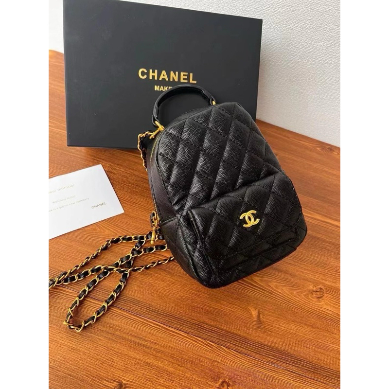 Chanel Carviar mini backpack vip gift แท้💯