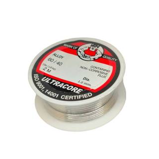 1ชิ้นตะกั่วบัดกรี ขนาด1.2mm ยาว 2เมตร ตะกั่วultracore 60/40