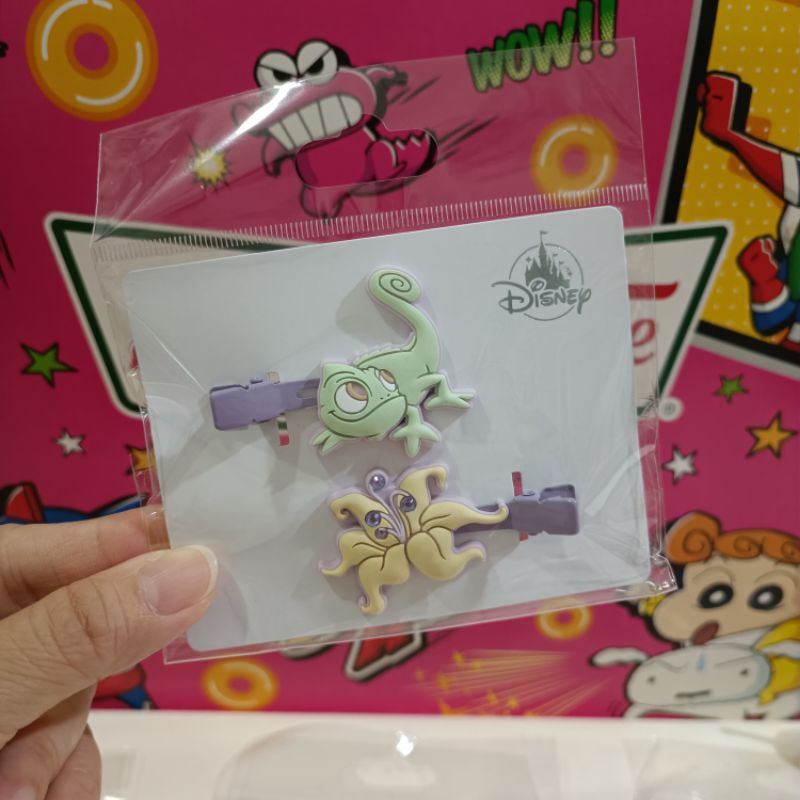 กิ๊บติดผมน้องกิ้งก่า - ราพันเซล น่ารักๆ จาก Disney Store Japan