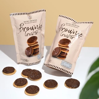 ขนมปังกรอบเนยหนึบ Richly brownie ขนาด 50 กรัม มี 7 รสชาติ นม,ช็อกโกแลต,ชาเขียว,ไข่เค็ม ปังเนยหนึบ มีฮาลาล ของกินเล่น