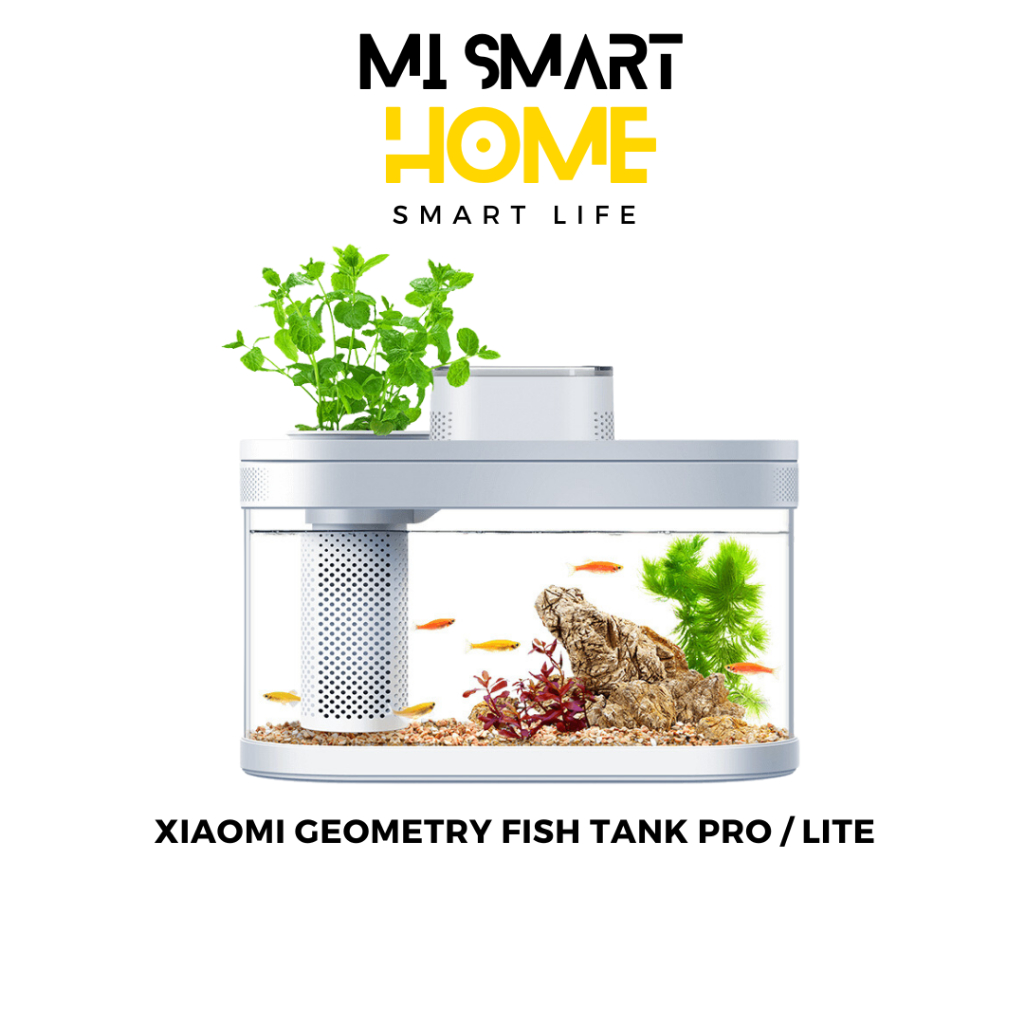 Xiaomi Geometry Fish Tank Pro/LITE ตู้ปลา ตู้เลี้ยงปลาXiaomi มีไฟLED ปั้มนน้ำในตัว เชื่อมต่อ App ได้