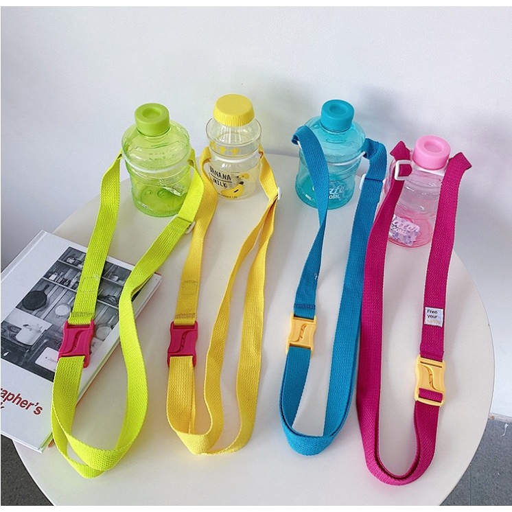 PP-1125 สายคล้องกระติกน้ำ ปรับระดับได้ สีสดใส สไตล์สตรีท แฟชั่นพกพาสะดวก พร้อมจัดส่งทันที! 💧🧃