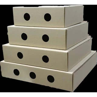 กล่องพิซซ่า 8 นิ้ว 10 นิ้ว และ12นิ้ว แบบหนา 100 กล่อง (วัสดุชั้นนำโดย SCG) PIZZA BOX 3 SIZE 100 BOXES สูง 4 cm