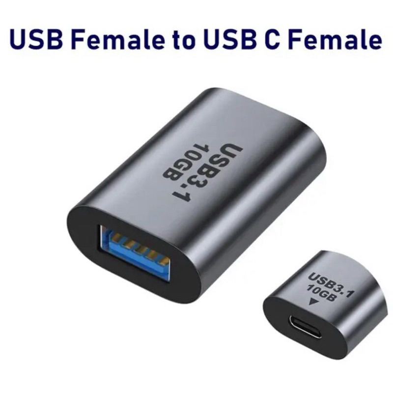 USB 3.0 USB 3.1 OTG อะแดปเตอร์ USB  Type C ตัวเมียสำหรับพีซีแล็ปท็อปกล่องฮาร์ดดิสก์ PD ชาร์จเร็วการส่งสัญญาณวิดีโอเสียง