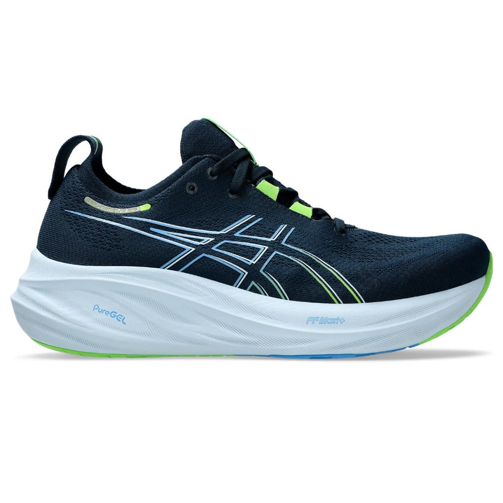 ASICS : 1011B794.400 GEL-NIMBUS 26 MEN RUNNING ผู้ชาย รองเท้าวิ่ง ของแท้  FRENCH BLUE/ELECTRIC LIME