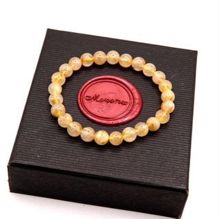 กำไลหินไหมทองแท้ Golden Rutilated Quartz | เรียกทรัพย์ เสริมโชค เจรจาดี ใส่แล้วดึงดูดเงินทอง พลังมูจัดเต็ม