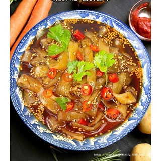 เส้นมันเทศ เส้นหนึบมันม่วงหนานุ่มเคี้ยวหนึบอร่อย เส้นหนึบสุกี้ (小川粉 ขนาด100g ถุงเล็ก)