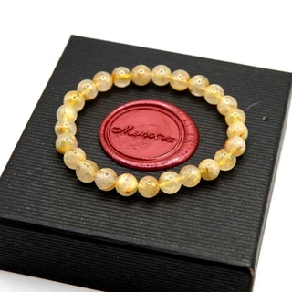 กำไลหินไหมทองแท้ Golden Rutilated Quartz | เรียกทรัพย์ เสริมโชค เจรจาดี ใส่แล้วดึงดูดเงินทอง พลังมูจัดเต็ม