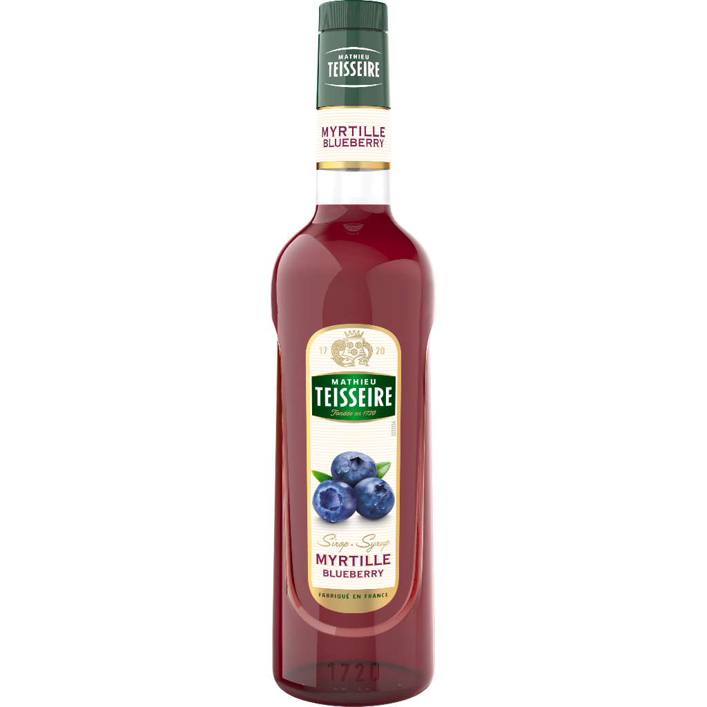 (แบ่งขาย) Mathieu Teisseire Blueberry syrup  / ไซรัป แมททิวเตสแซร์ กลิ่นบลูเบอร์รี่ 15 cl