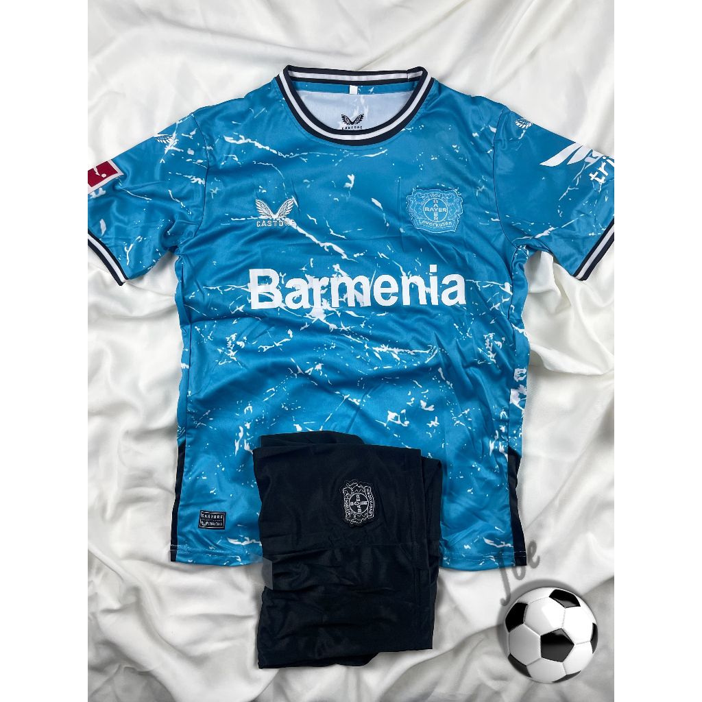 ชุดบอล B04 (Sky) เสื้อบอลและกางเกงบอลผู้ชาย ปี 2023-2024 ใหม่ล่าสุด
