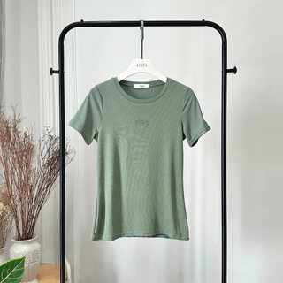 Atipashop - BLAINE RIB T-SHIRT เสื้อยืด แขนสั้น คอกลม