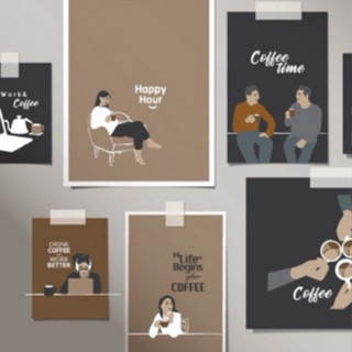 set 7 รูป ** แถมสติกเกอร์วงกลมฟรี **โปสการ์ดติดผนัง พร็อพถ่า…