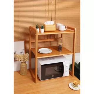 MAAI Design Denshi Shelf ชั้นวางไมโครเวฟ2ชั้น วางของอเนกประสงค์หรือชั้นวางเตาอบไมโครเวฟ สไตล์ญี่ปุ่น