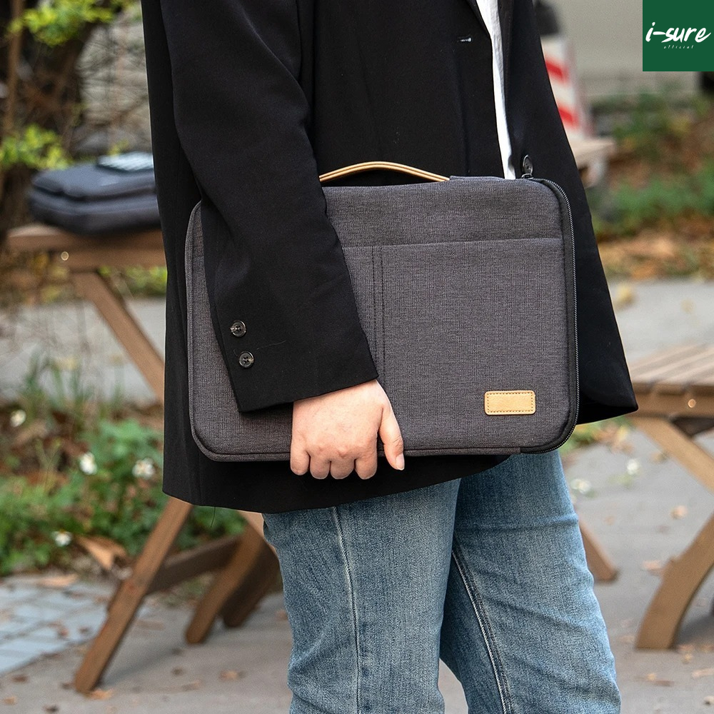 [พร้อมส่ง] กระเป๋าโน๊ตบุ๊ค กระเป๋าคอม laptop bag กันเปียก กันน้ำ น้ำหนักเบา 280g มี 2 ขนาด 14 นิ้ว 15.6 นิ้ว