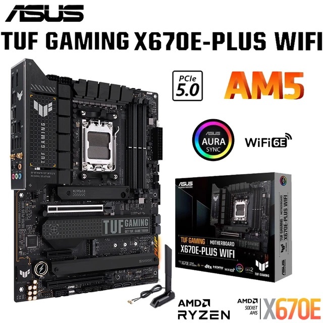 MAINBOARD (AM5) ASUS TUF GAMING X670E-PLUS WIFI DDR5