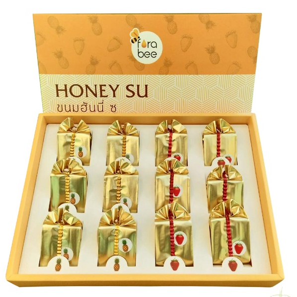 Fora Bee ขนมฮันนี่ ซู คละรส 12 ชิ้น