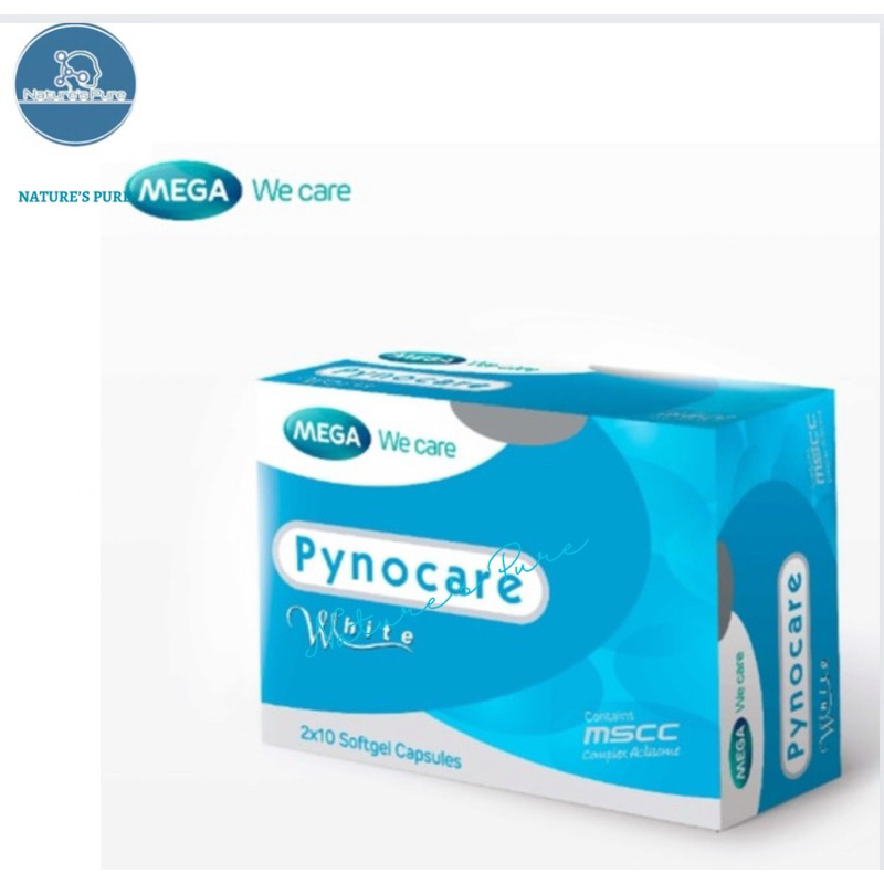 Pynocare 20'S Exp.03/2025ผิวใสไร้ฝ้าชื่อผลิต(ไทย) : ไพโนแคร์ ไวท์ ชื่อผลิตภ (อังกฤษ) : Pynocare White ขนาดบรรจุ : 20's