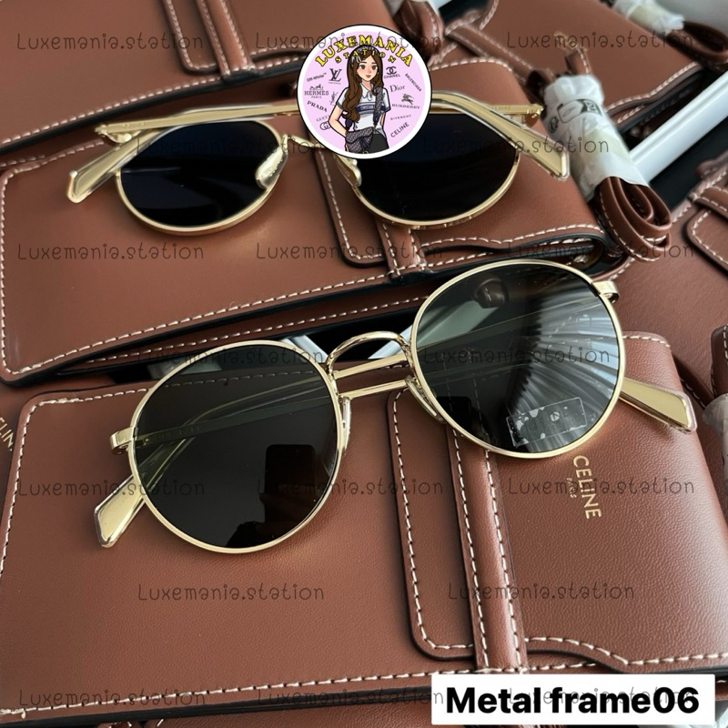 👜: New!! Celine Sunglasses Metal Frame 06‼️ก่อนกดสั่งรบกวนทักมาเช็คสต๊อคก่อนนะคะ‼️