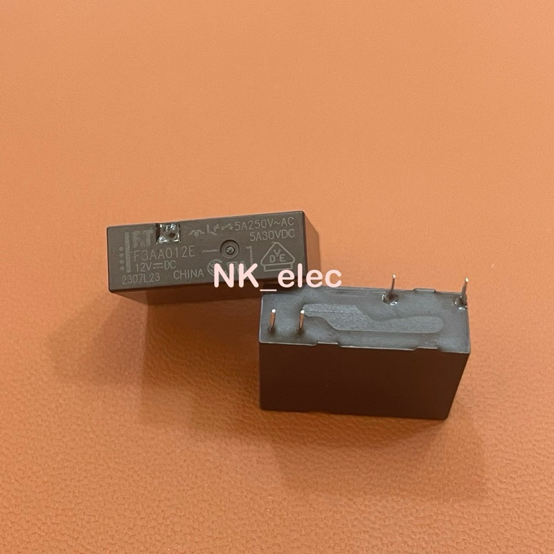F3AA012E  รีเรย์ 12VDC 4 ขา มีสินค้า พร้อมส่ง