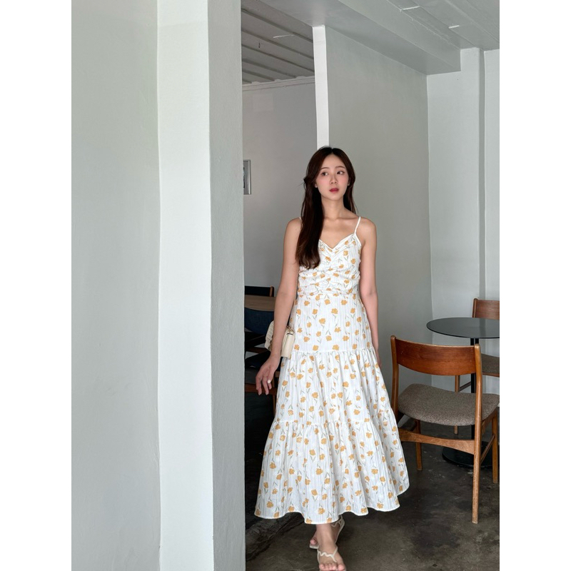 Moana dress-guapa.bkk เดรสยาวผูกโบว์