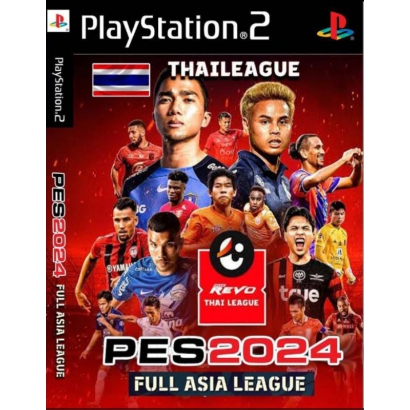 แผ่นเกมส์Ps2 - Pes เวอร์ชั่น ไทยลีค2024 ล่าสุด แผ่นไรท์คุณภาพ (เก็บปลายทางได้)