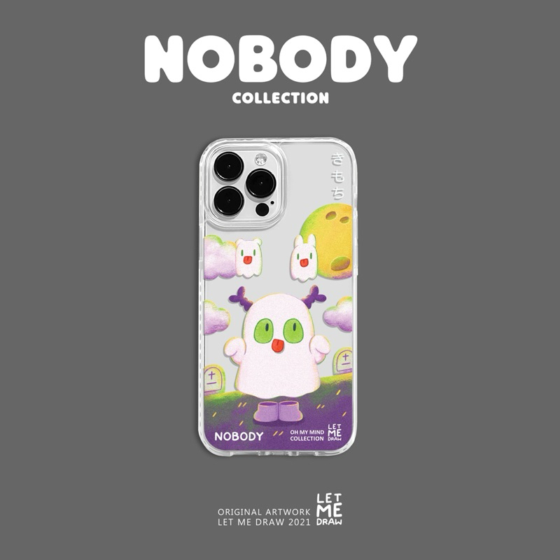Letmedraw Case ลาย “NOBODY” OH! MY MIND COLLECTION *อ่านรายละเอียดสินค้าก่อนกดสั่งซื้อ*