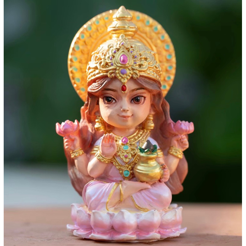 พระแม่ลักษมี ลิขสิทธิ์ puja amulets ทำพิธีเทวาภิเษก เรียบร้อย ปูจา
