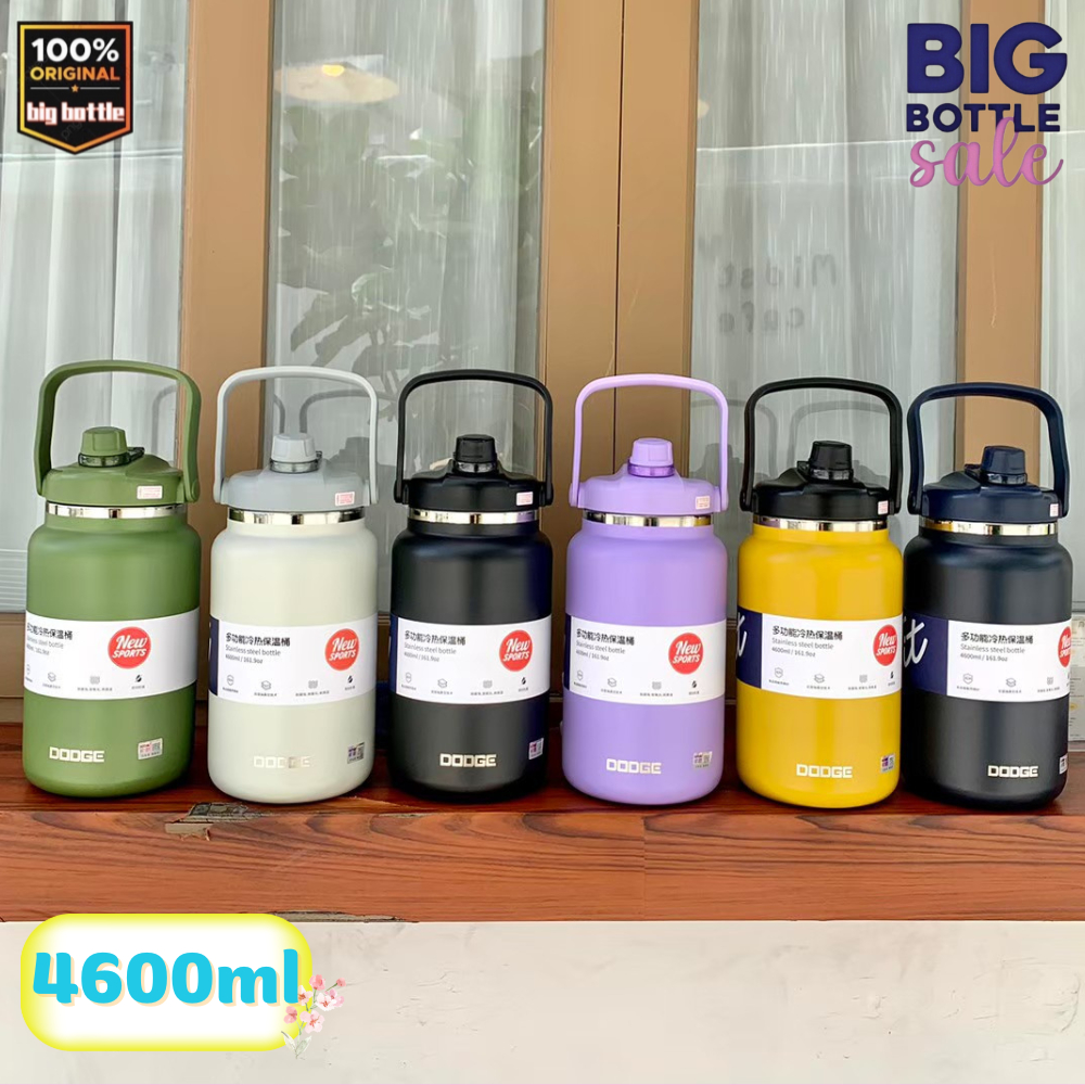Dodge กระติกน้ำเก็บอุณหภูมิ กระติกน้ำยักต์ กระติกน้ำเก็บอุณหภูมิ ขนาด / 4600ml DB-22667 SUS304