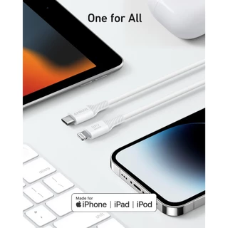 Anker 542 USB-C to Lightning Cable (Bio-Based) สายชาร์จเร็ว iPad iPhone 14/13/12 มาตรฐาน MFi