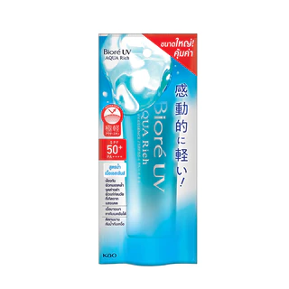 [แพ็ค 2] บิโอเร ยูวี อะควา ริช วอเตอร์รี่ เอสเซ้นส์ 85ก. Biore UV Aqua Rich Watery Essence SPF50 PA++++ 85g (ครีมกันแดด)