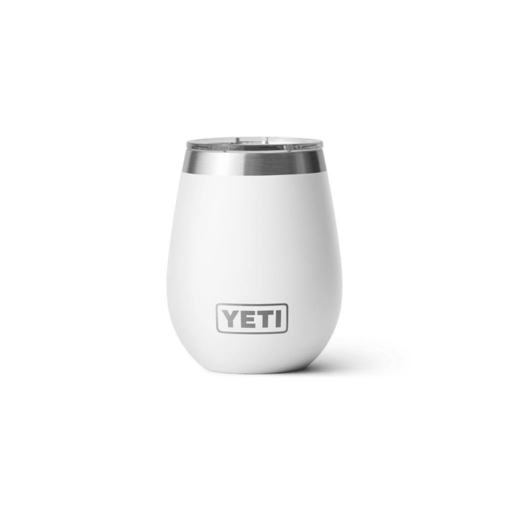 YETI RAMBLER 10 OZ WINE WITH MAGSLIDER LID TUMBLER - WHITE