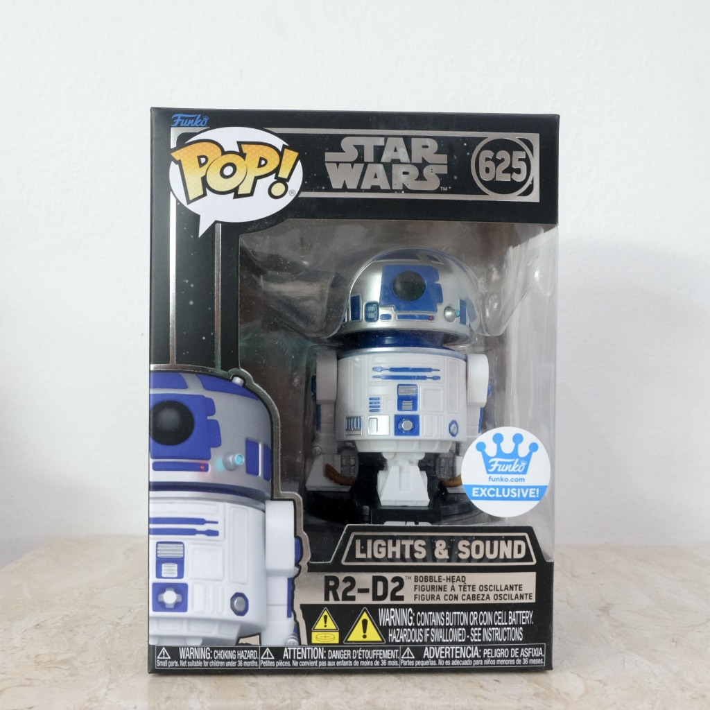 ⭐[May the Force be with You]⭐ Funko Pop Star War R2-D2 Light and Sound Funko Exclusive ของแท้ กล่องส