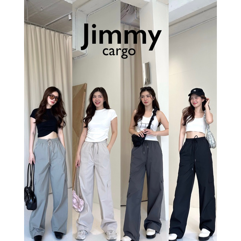 Thesummernade : Jimmy cargo กางเกงคาร์โก้ผ้าร่ม